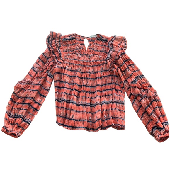 Ulla Johnson 100% Silk Isolde Blouse As Seen On Crazy Blonde Life Blog - Picture 4 of 9